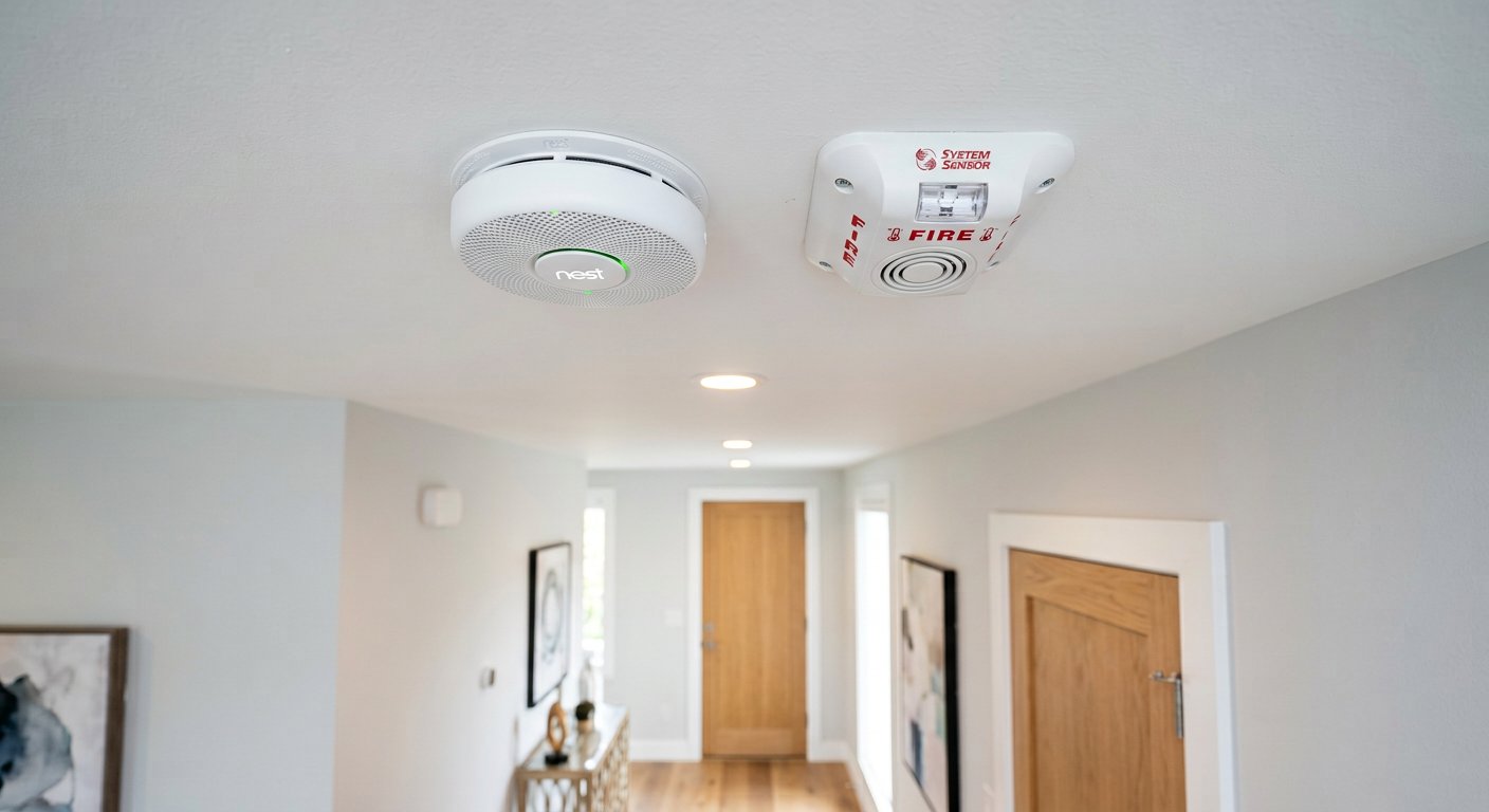 Home fire safety and smoke detector installation